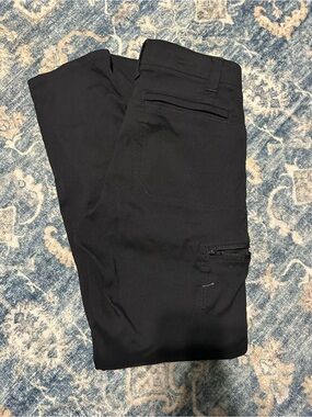 Wrangler Men's Black Chino-Style Utility Pants
